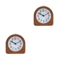 thumbnail image 4 of relayinert Wood Exquisite Travel Alarm With No Noise And Small Size For Easy Prevent Oversleep Small And Exquisite Convenient Deep 2Set, 4 of 6