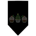 thumbnail image 3 of Christmas Pet and Dog Bandana Rhinestone, "Christmas Cupcakes", 3 of 10