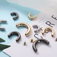 thumbnail image 4 of 8 Piezas de Conectores de Hebilla D-Ring de Metal, Hebillas D-Ring de Aleación de Puente Arco con Tornillos (Dorado Claro, 1.2 x 0.2 Pulgadas), 4 of 6