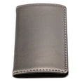 thumbnail image 1 of Estuche portátil para tarjetas de visita de PU en color gris con cierre magnético, tarjetero de acero inoxidable, 1 of 8