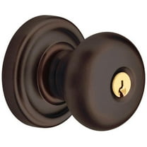Baldwin 5205.Entr 5205 Single Cylinder Keyed Entry Door Knob Set - Bronze
