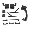 thumbnail image 4 of YLSHRF RC Car Door Handle Kit, 1/10 RC Accessory Door Handle Wiper Mirror Set For Axial 313mm Car Body Shell RC Door Handle Snorkel Wiper Mirror Set, 4 of 8