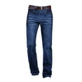 thumbnail image 1 of Pantalones vaqueros para hombre, cómodos, casuales, elásticos, para trabajo al aire libre, para niños Azul Profundo 30, 1 of 8