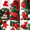 thumbnail image 4 of Árbol de Navidad BSTCRAFT Mini de 56 cm, verde, con luces y adornos, 4 of 6