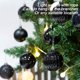 thumbnail image 5 of Juego de 34 bolas navideñas Bola decorativa navideña de 4 cm, 5 of 5