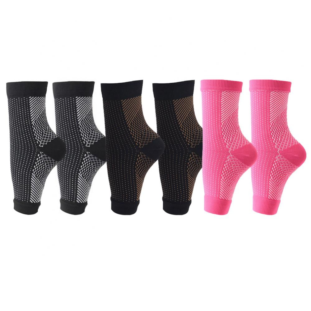 Soothe Socks for Neuropathy Pain (3 Pair),Ankle Brace Compression ...