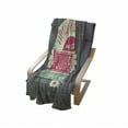 thumbnail image 4 of Jukebox Soft Flannel Fleece Throw Blanket, Charcoal Grey Backdrop 50s Inspired Radio Music Box Image, Cozy Plush for Indoor and Outdoor Use, 50" x 60", Mint Green Hot Pink, by Ambesonne, 4 of 6