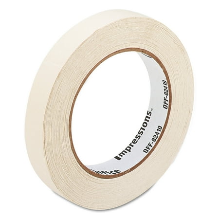 Office Impressions General-Purpose Masking Tape, 3/4" x 60yds, 3" Core, Natural