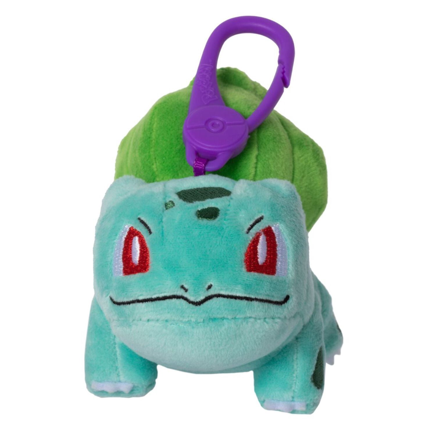 Pokemon Bulbasaur Clip-On Plush - 3.5-Inch Travel Ready Plush with Plastic Clip