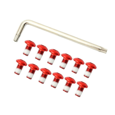 

12pcs Easy Install With Wrench Fixing Heavy Duty Bike Disc Screws Mountain Road