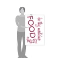 thumbnail image 3 of Let Thy Food Be Thy Medicine Kitchen Wall Art Cooking Quote Decal, 3 of 4