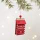 thumbnail image 1 of Pendant wooden tree ornaments, Red wooden wood chip scene arrangement, Hand-painted Christmas tree decorations, Festive home decor, Gift for holidays, Wooden craft, Small tabletop accent, For, 1 of 7