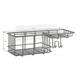 thumbnail image 4 of SunnyPoint Classic Wall Mounted Shower Caddy Organizer Basket Shelf With Removable Adhesive Hook. No Drilling Needed, 4 of 5