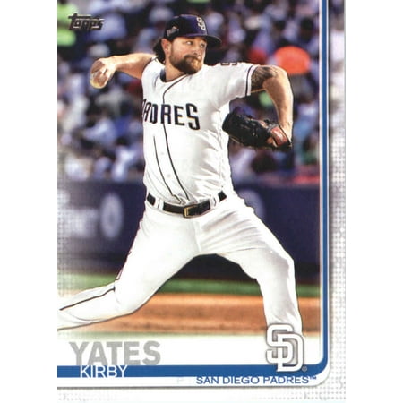 2019 Topps #347 Kirby Yates San Diego Padres Baseball Card - (The Best Of San Diego 2019)