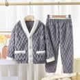 thumbnail image 3 of LUOGENLI Crop Tops for Girls 10-12 Summer Child Pajama Sets Button down Long Sleeve Shirt and Long Pants Boys Girls Loungewear 2Pcs Cute Summer Tops for Girls Girls Tops Size 6X-7 10-11 Years, 3 of 3