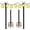 2 Pack, variant on 2 10Ft String Light Poles, Poles with Fork for Outside Lights,Outdoor Light Stand with Fence Brackets Lights for Garden Patio Wedding Backyard Deck Party