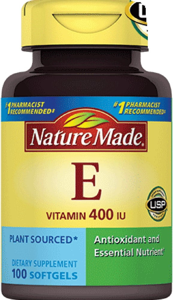 Nature Made Vitamin E 400 Iu Softgels 100 Ea Pack Of 3 Walmartcom