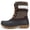 BLACKBROWN, variant on Women's Duck Boots Waterproof Winter Snow Boot Brown Grey US/8