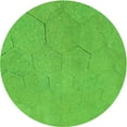 thumbnail image 1 of Ahgly Company Machine Washable Indoor Round Transitional Emerald Green Area Rugs, 4' Round, 1 of 7