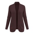 thumbnail image 5 of Likimi Womens Knit Cardigan With Pocket Long Sleeve Solid Color Sweater For Women Everyday Wear Fashion Coat Size Xl, 5 of 5