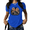 1-Blue, variant on UNISHE Women's Halloween Pumpkin Bow Graphic Tee Spooky Hand Drawn Short Sleeve Fashion Top Festive Party Wear Green, S