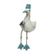 thumbnail image 2 of Estatua de ave marina, escultura animal, decoración costera náutica, figura de pájaro colgante Azul con binoculares, 2 of 9