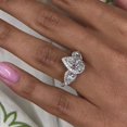 thumbnail image 4 of LINXIQIN Classic Cocktail Valentine's Day Ladies For Women Comfortable Fit High Quality Cubic Zirconia AAA Zircon Ring Ideal Jewelry Gift Gift Box Included, 4 of 7