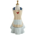 thumbnail image 3 of Red Rooster Ruffle Apron, 3 of 6