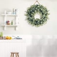 thumbnail image 4 of Green Wreaths for Front Door Artificial Eucalyptus Wreath 16 Inch Spring Summer Door Wreath for Wall Home Decor, 4 of 5