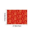 thumbnail image 3 of Christmas Wrapping Paper Set - 3-Pack Black Holiday Gift Wrap with Festive Patterns for DIY Crafts and Party Decor, 3 of 6