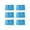 Blue, variant on 6Pcs Two-Pocket Folders 11.4x9.25Inch Presentation Folder Double Pocket File Organiser Holds 100 Sheets for