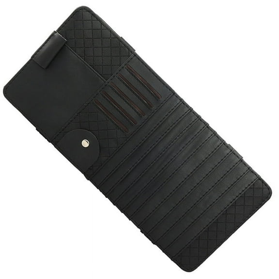 RUIYUNZHUZHU Car Sun Visor Organizer and CD Holder for Car Black