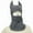 Solid gray, variant on Adult Winter Ox Horn Hat Knit Hat Handmade Ox Horn Shape Soft Hat Casual Wear