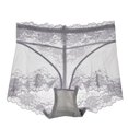 thumbnail image 2 of HUPOM Pregnancy Underwear For Women Underwear Briefs Leisure Tie Seamless Waistband Gray XL, 2 of 6