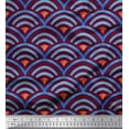 thumbnail image 1 of Soimoi Cotton Duck Fabric Scales Geometric Print Sewing Fabric Yard 42 Inch Wide, 1 of 3