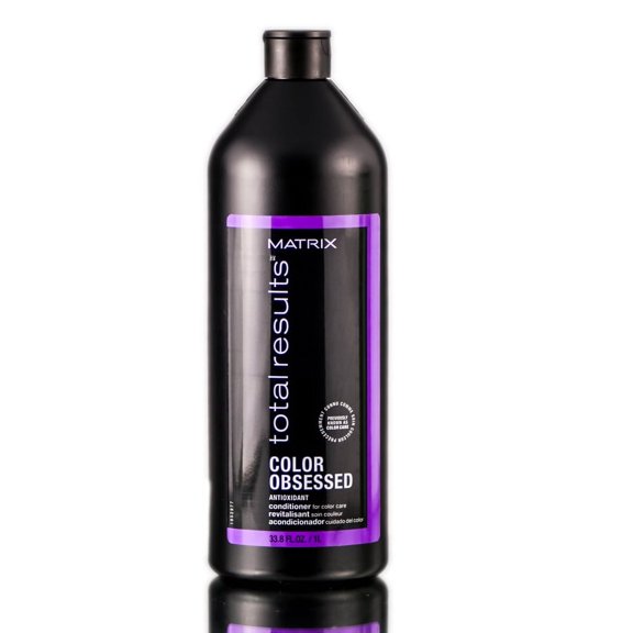 Matrix Total Results Color Obsessed Conditioner, 33.8 oz, Pack of 1 w/ Sleek Teasing Comb