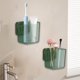 thumbnail image 5 of Organizador de cesta de almacenamiento colgante de plástico | Estante de pared para cocina, baño, oficina | Ahorrador de espacio pequeño | Soporte de ajo y jengibre | Duradero y fácil de instalar |, 5 of 6