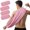 Pink, variant on 4Packs Exfoliating Back Scrubber with Handles, Nylon Back Exfoliator, Two Sides Stretchable Pull Strap Shower Deep Cleans Skin Massages Invigorating Blood Circulation for Women Men Body (Bule)