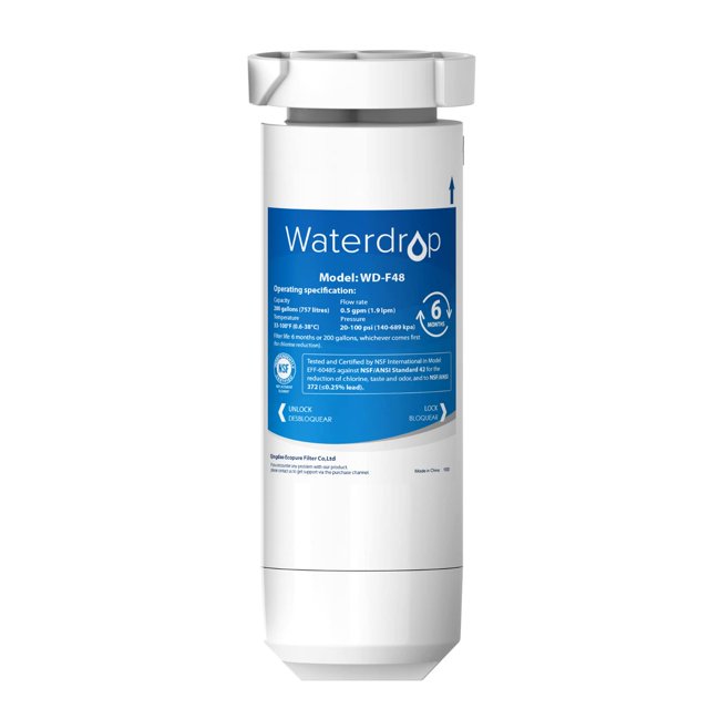 Filtro de agua para refrigerador Waterdrop XWF certificado NSF