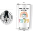 thumbnail image 4 of 45th Birthday Gifts for Women, Tumbler 20 oz Stainless Steel Vacuum Insulated Tumblers, 1979 Birthday Gifts for Women, 45 Year Old Birthday Gifts, 45th Birthday Gift Ideas, 45th Birthday Tumbler, 4 of 6