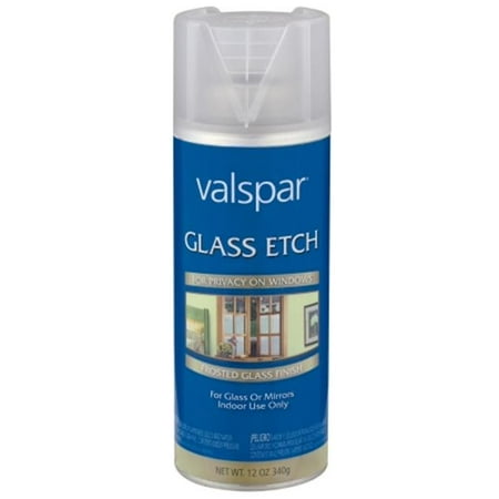Valspar Brand 465-68006 SP 12 Oz Clear Glass Etch Spray Paint - Pack of