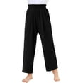 thumbnail image 2 of KISSMODA Girls Casual Pants High Waist Wide Leg Flowy Loose Long Trousers 4-14 Years, 2 of 4