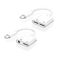 thumbnail image 3 of Double Flat Mouth Two-in- (charging, Listening To Songs, Wire , Calling)-ph Adapter For Dual Splitter, 3 of 3