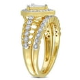 thumbnail image 3 of Everly Women's Diamond Yellow Gold Plated Ring, 3 of 7