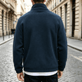 thumbnail image 3 of Mens Full Zip Fleece Jacket Lightweight Long Sleeve Hiking Jackets Zip Pockets Fall Winter Casual Outdoor Outerwear, 3 of 3