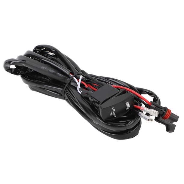 Arnés De Cableado De Barra De Luz LED, Conectores De Enchufe De Alimentación De Pulso Cable De Barra De Luz LED De 14 AWG Para UTV Con Barra Colectora De Pulso