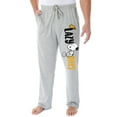 thumbnail image 5 of Peanuts Adult Snoopy and Woodstock Lazy Days Character Loungewear Sleep Pajama Pants, 5 of 5