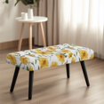 thumbnail image 2 of Jiueut Daisy Flower Pattern Dining Bench Cover, Reusable Chair Seat Protector Cover Comfortable Machine Washable Rectangle Bench Cushion Home Decor Accessorie for Dining Room Living Room Kitchen, 2 of 7
