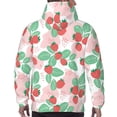 thumbnail image 7 of Sikiie Strawberry Men's Hoodie, Essentials Hoodie, Sweatshirt, Pullover Hooded Sweatshirt for Men-Large, 7 of 7