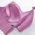 thumbnail image 4 of Abcnature Daily Comfort Bras for Women Back Buckle Embroidery Thin Style Ventilate Plus Size Bras without Steel Rim, 4 of 5